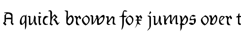 Preview of Burtinomatic Regular font