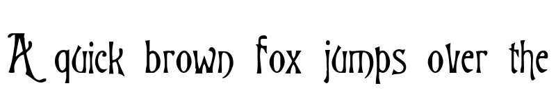 Preview of Burton's Nightmare Regular font