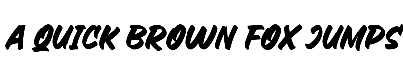 Preview of Bushetch Regular font