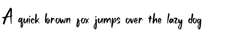 Preview of Busten Regular font