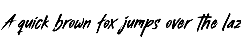 Preview of Busther Regular font