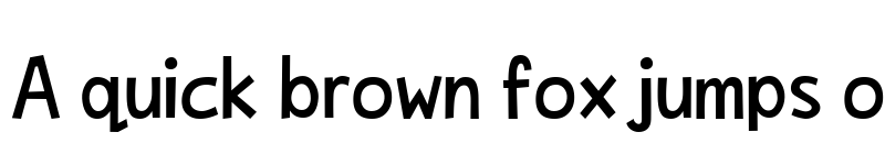 Preview of Butlermations Crazy Regular font