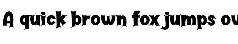 Preview of Butter Haunted Regular font