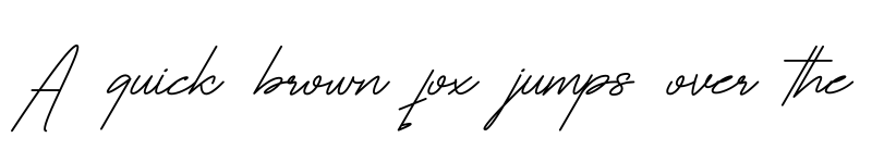 Preview of Butterfloo Regular font