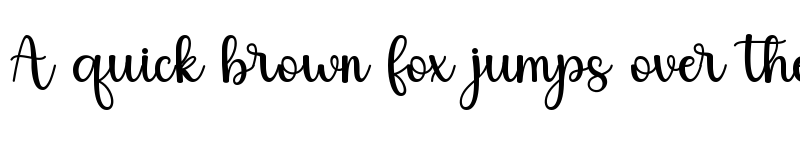 Preview of Butterfly Regular font