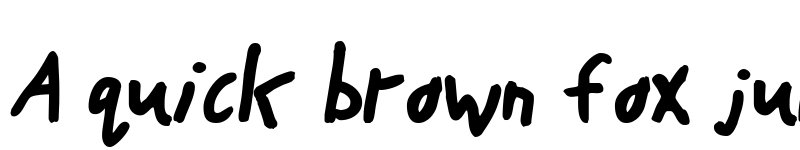 Preview of Buttons the Bear Regular font
