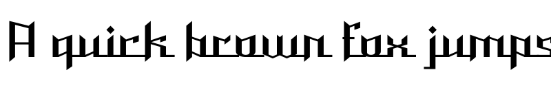 Preview of Buwah Regular font