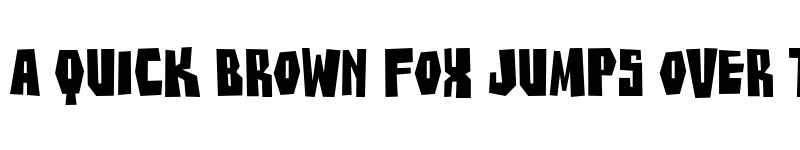 Preview of BuzzSaw AOE Regular font