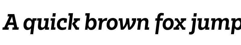 Preview of Bw Glenn Slab DEMO Bold Italic font