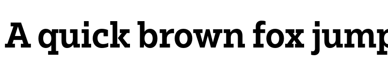 Preview of Bw Glenn Slab DEMO Bold font