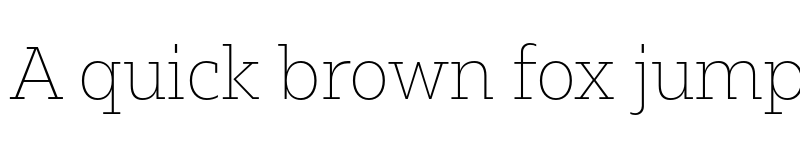 Preview of Bw Glenn Slab DEMO Thin font