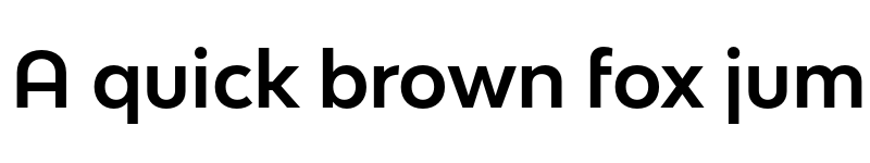 Preview of Bw Modelica SS01 Bold font