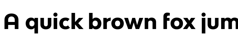 Preview of Bw Modelica SS01 ExtraBold font