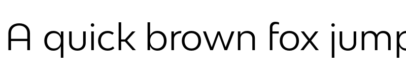 Preview of Bw Modelica SS01 Regular font