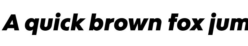 Preview of Bw Modelica SS02 Black Italic font