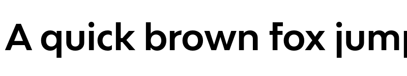 Preview of Bw Modelica SS02 Bold font
