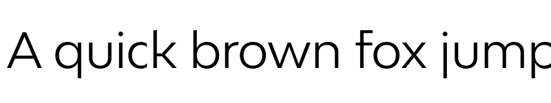 Preview of Bw Modelica SS02 Regular font