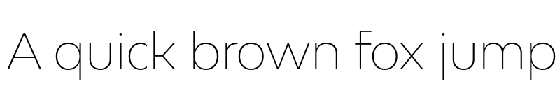 Preview of Bw Modelica SS02 Thin font