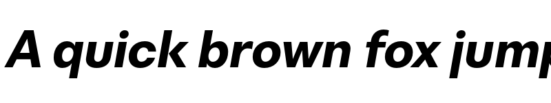 Preview of Bw Nista Geometric DEMO ExtraBold Italic font