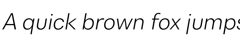 Preview of Bw Nista Geometric DEMO Light Italic font