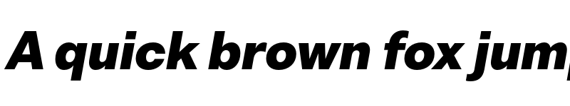 Preview of Bw Nista International DEMO Black Italic font