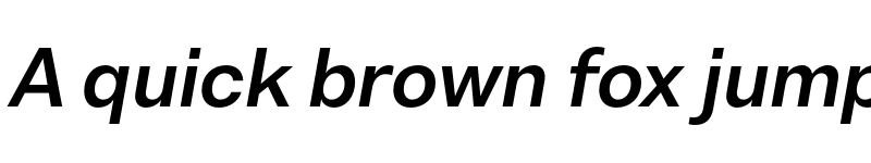 Preview of Bw Nista International DEMO Bold Italic font