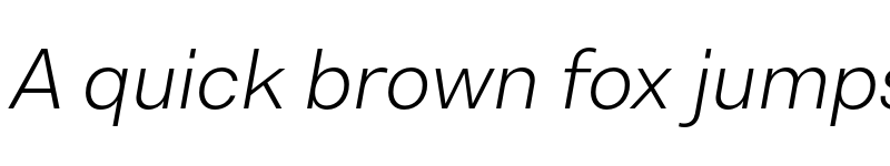 Preview of Bw Nista International DEMO Light Italic font