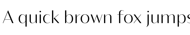 Preview of Bw Vivant Light font