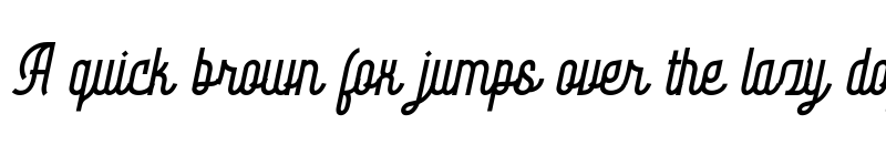 Preview of Byemalkan Italic Demo Italic font