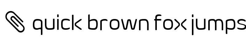 Preview of Byom Icons Regular font