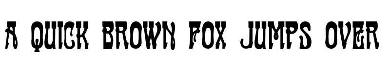 Preview of Cabaret Regular font