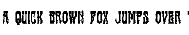 Preview of CabaretContour Regular font