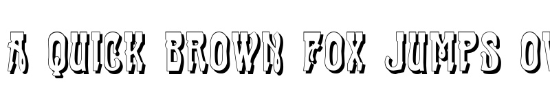 Preview of CabaretShadow Regular font