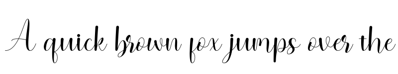 Preview of Cabilla Regular font