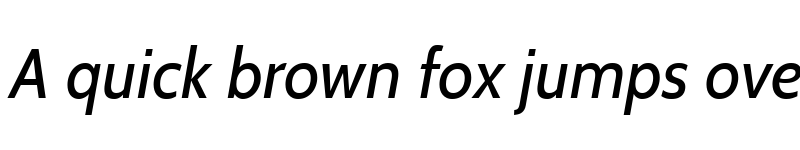 Preview of Cabin Italic font