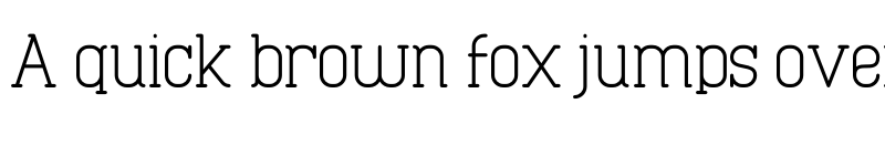 Preview of Cabo Slab Regular Regular font