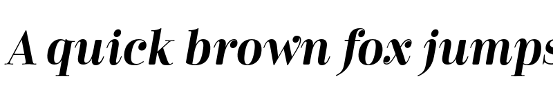 Preview of Cabrito Didone Cond Bold It font