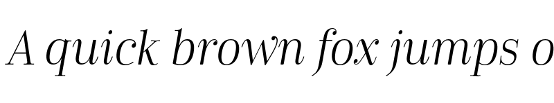 Preview of Cabrito Didone Cond Book It font
