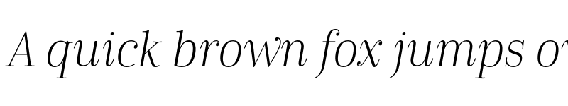 Preview of Cabrito Didone Cond Light It font