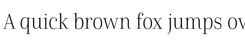 Preview of Cabrito Didone Cond Light font