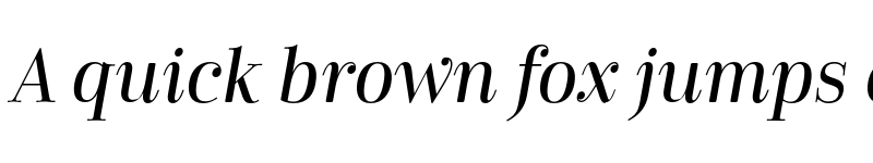 Preview of Cabrito Didone Cond Medium It font