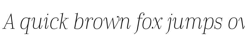 Preview of Cabrito Didone Cond Thin It font