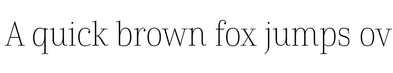 Preview of Cabrito Didone Cond Thin font