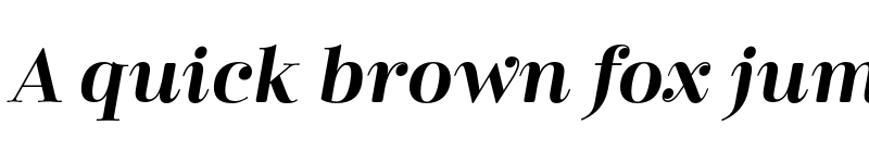 Preview of Cabrito Didone Ext Bold It font