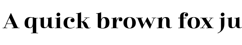 Preview of Cabrito Didone Ext Bold font