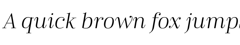 Preview of Cabrito Didone Ext Book It font