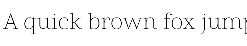 Preview of Cabrito Didone Ext Thin font