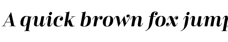 Preview of Cabrito Didone Norm Bold It font