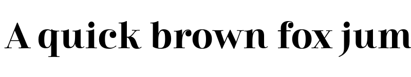 Preview of Cabrito Didone Norm Bold font