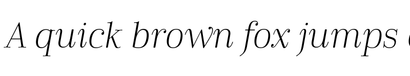 Preview of Cabrito Didone Norm Light It font